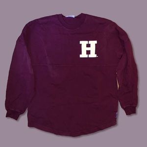 Harvard Spirit Long Sleeve T-shirt Size XS Crimson